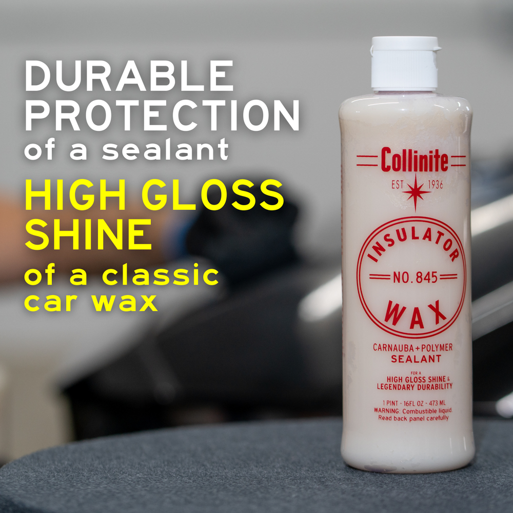 COLLINITE 845 INSULATOR WAX 2 PACK AND TOWEL COMBO