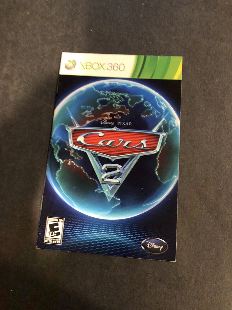 Disney cars 2 xbox 360 Manual Only