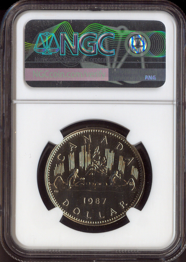 1987 Canada Dollar $1 NGC MS67 MAC - Quality