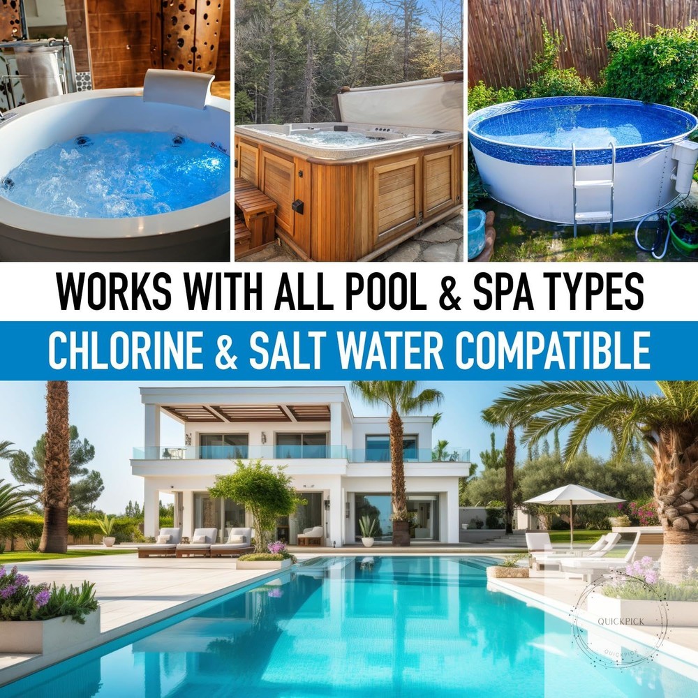 Pool Leak Detection Dye Kit - 75+ Tests 2 Stainless Steel Precision Applicators