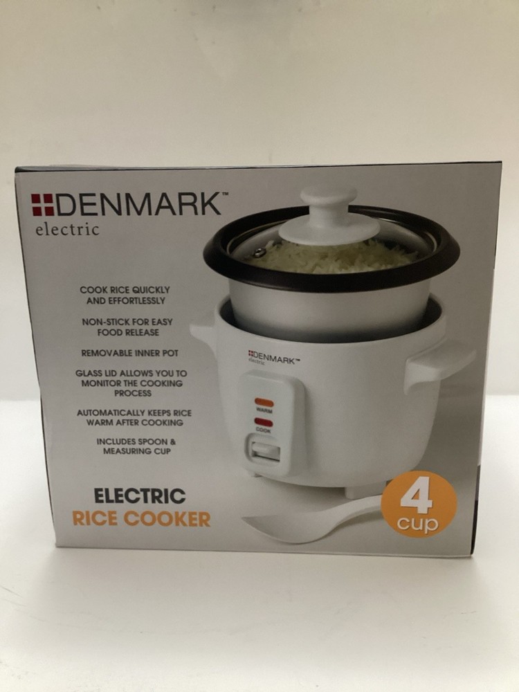 NEW! DENMARK 4 Cup Rice Cooker