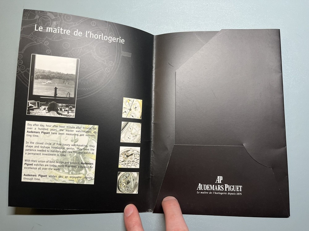 Audemars Piguet Authenticity Certificate Or Warranty Paperwork Document Holder