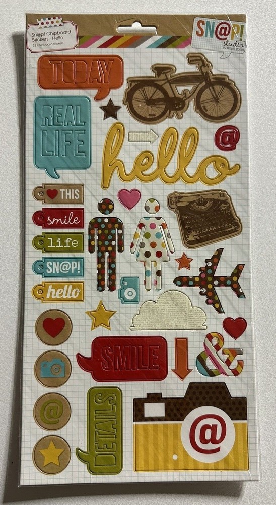 Simple Stories Chipboard Stickers-Multiple Variations-You Choose