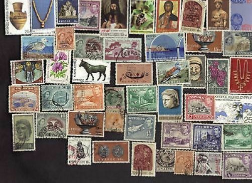 48 All Different CYPRUS Stamps