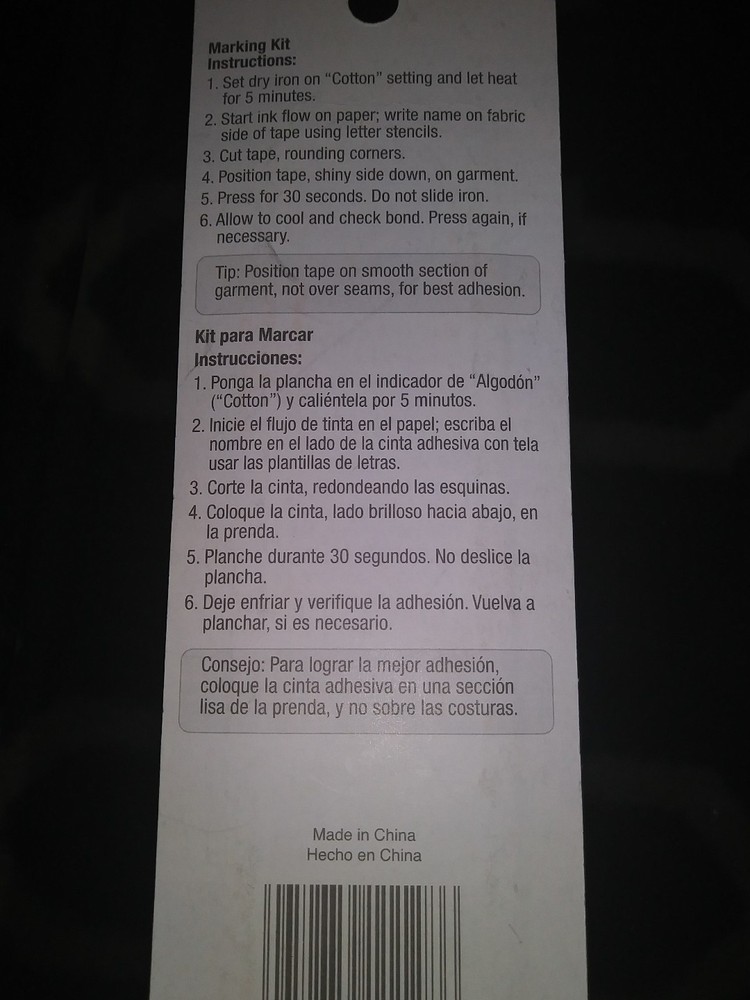 Dritz 820 Marking Kit Sewing Identification