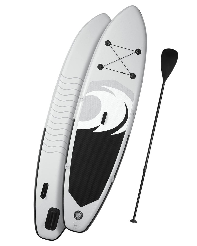 Inflatable Paddle Board 10ft SUP Kit With Paddle Pump Backpack Leash
