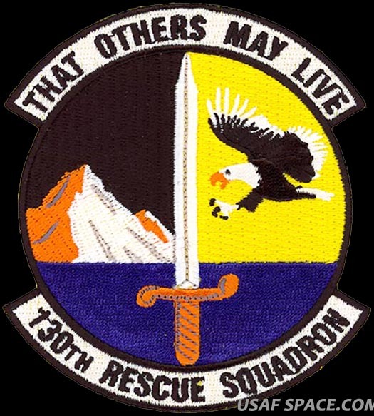 USAF 130th RESCUE SQ -PJ'S CSAR Aerospace Recovery California ANG ORIGINAL PATCH