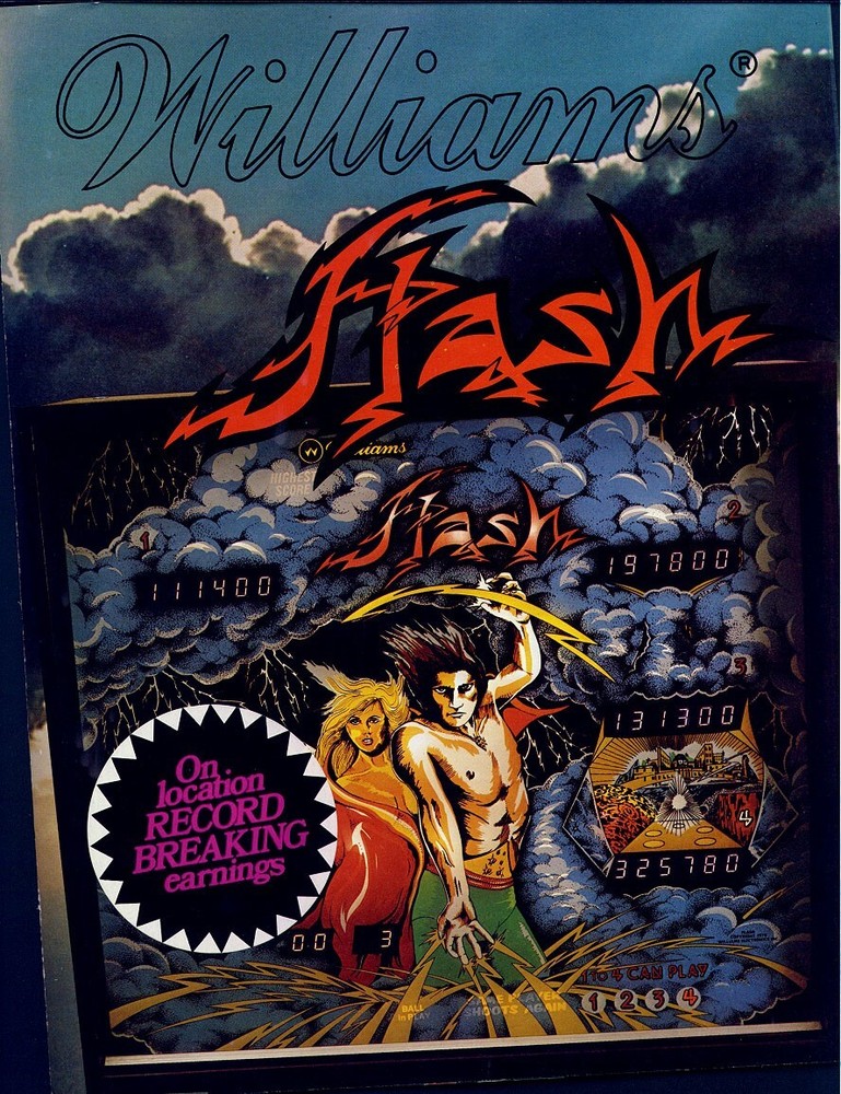 Williams Flash Pinball-Game Adjustment and Diagnostic Procedures Booklet