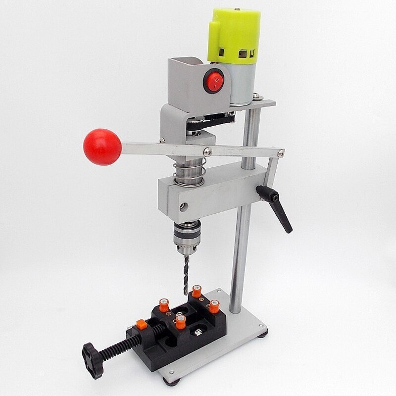 Small Bench Multi-function Electric Precision Woodworking Drilling Machine.