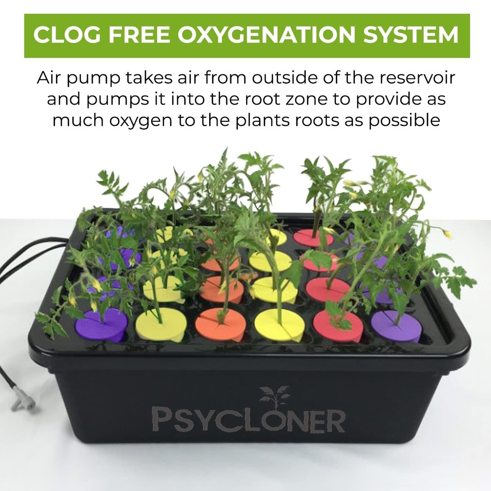 Psycloner Clone Machine, Hydroponics System, Cloner for Plant Cuttings, Propa...