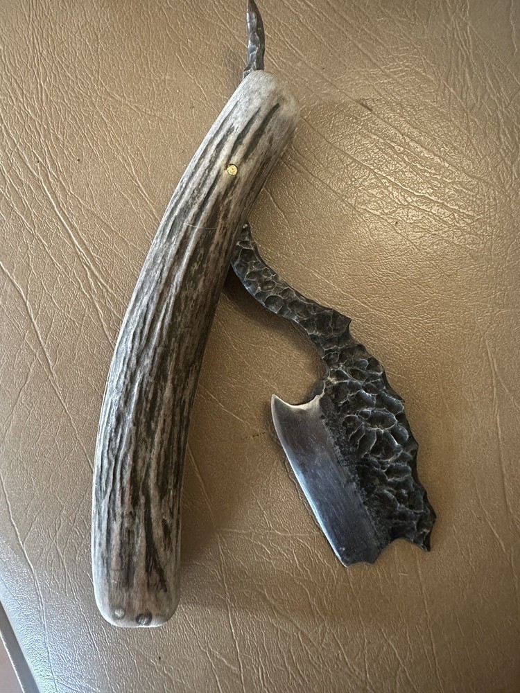 Large Forged Straight Edge Knife