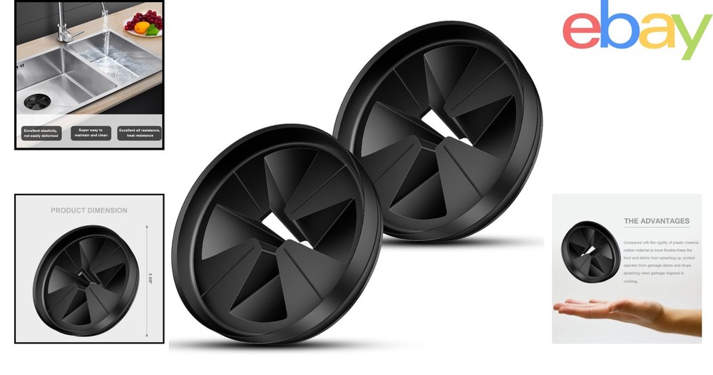 High-Quality Rubber Sink Baffle, Fits Standard Garbage Disposals, Easy Install