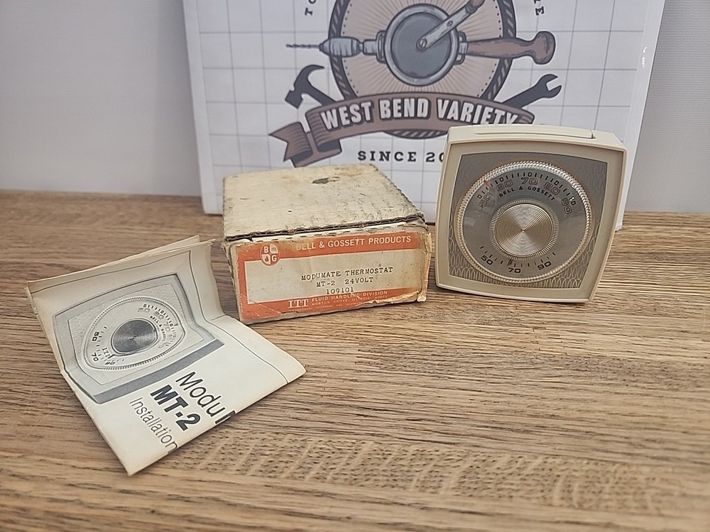 Bell & Gossett ModuMate MT-2 Non-Programable Mechanical Thermostat 24 Volt IVORY