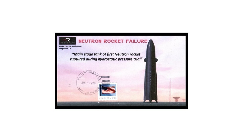 Rocket Lab’s Neutron Rocket 1st launch-Failure, January 21, 2026