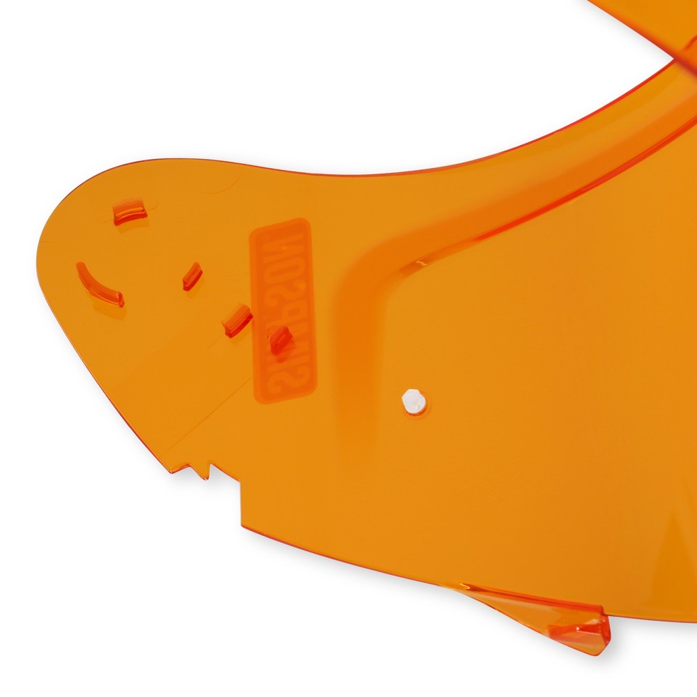 GBASE Ghost/Speed Bandit Helmet Optional Shield - Amber