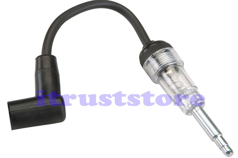 90 DEGREE INLINE SPARK PLUG IGNITION WIRE CABLE CONNECTION SYSTEM CHECKER TESTER
