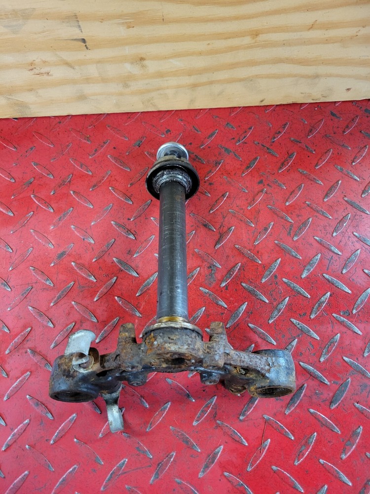 1974 Suzuki TS125 Lower Triple Tree Assembly