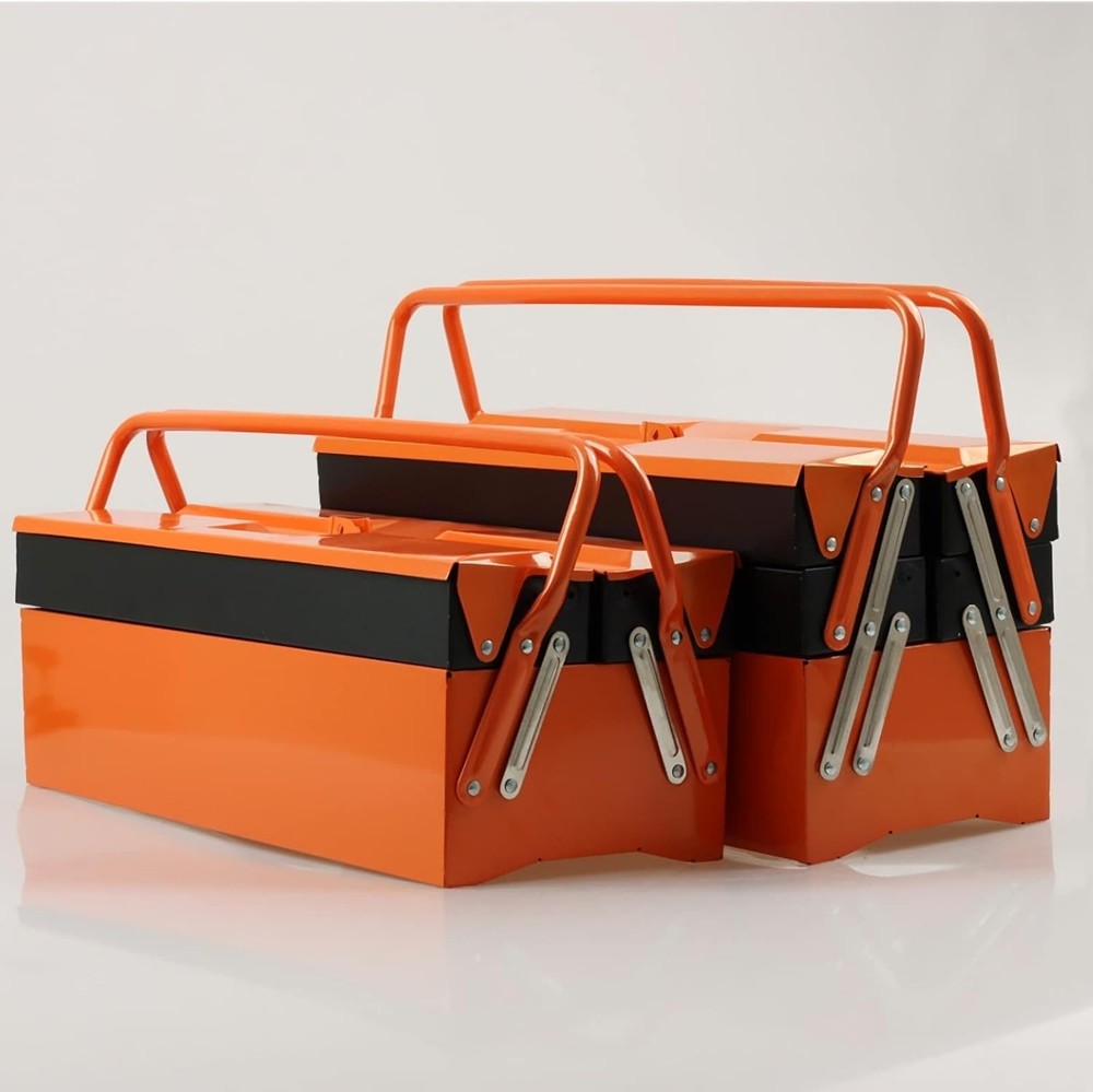 UNNS Tool Storage Portable Repair Electrician Case Multi-Layer Folding Iron Tool
