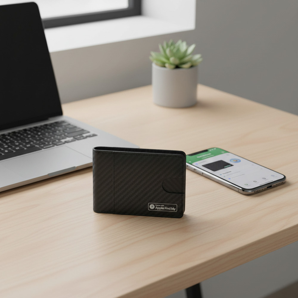 Men's Smart Wallet with Find My Tracker