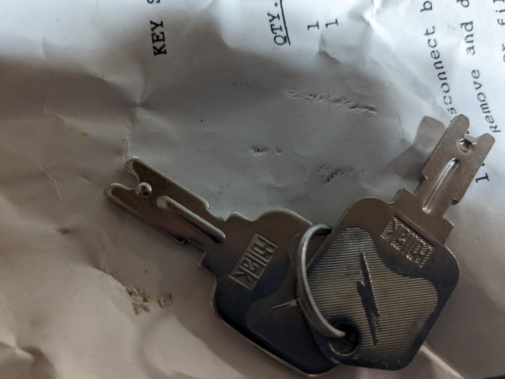 ADVANCE #5647860 KEY SWITCH for Floor Scrubbers