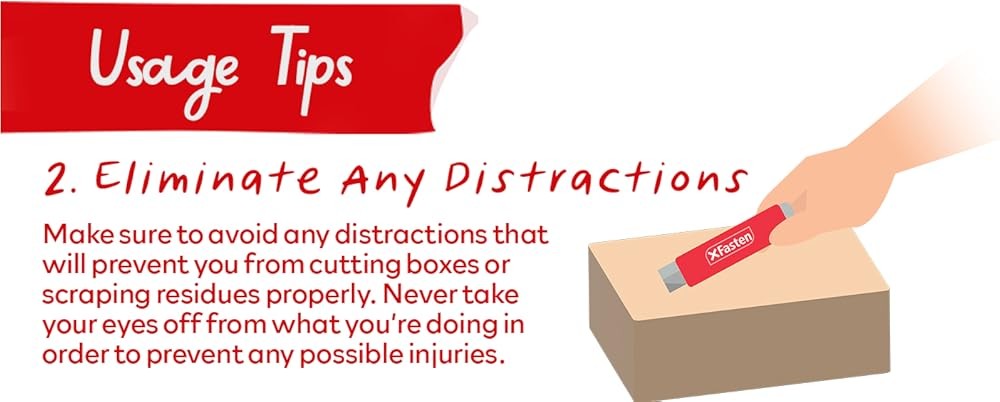 Retractable Box Cutters with Safety Scraper Bulk Cardboard and
