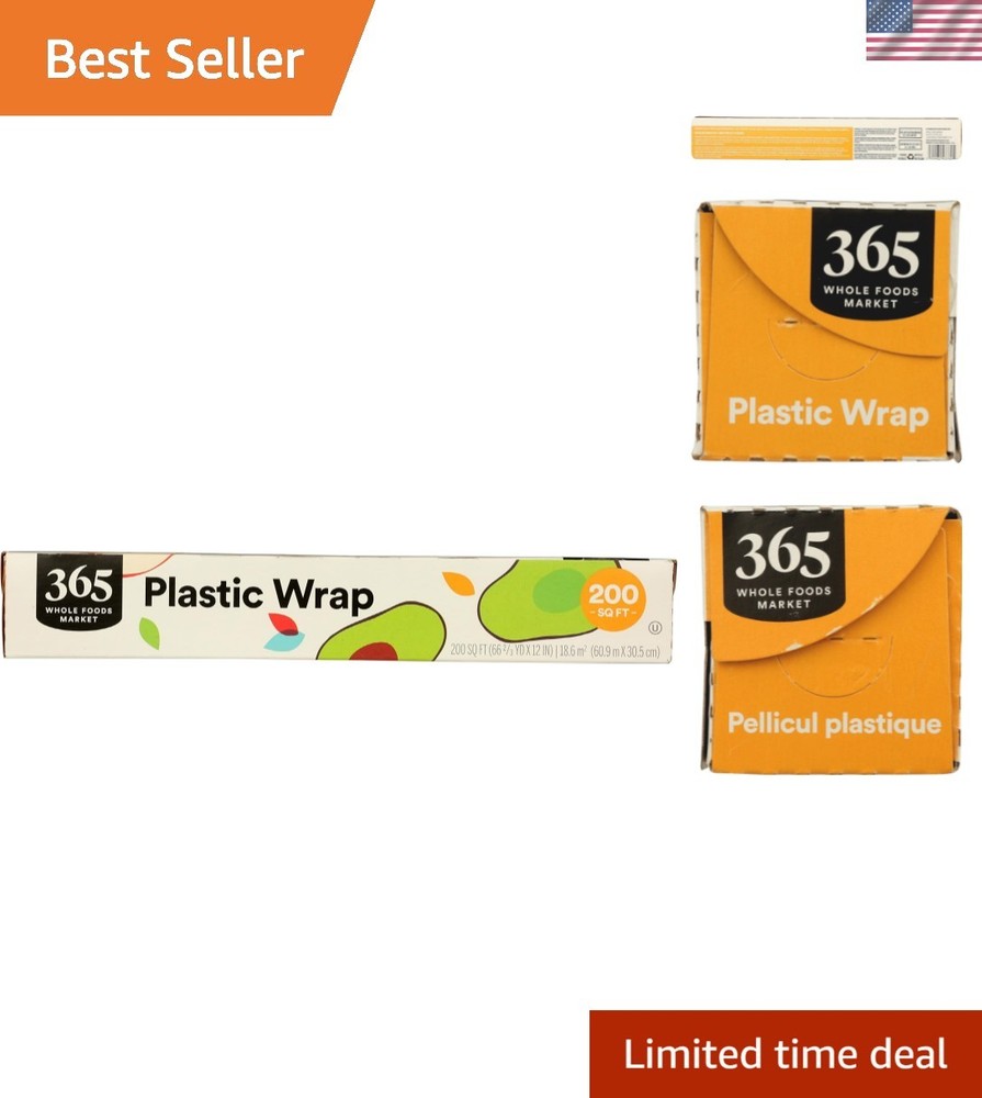 Plastic Wrap, 200 Sq Ft