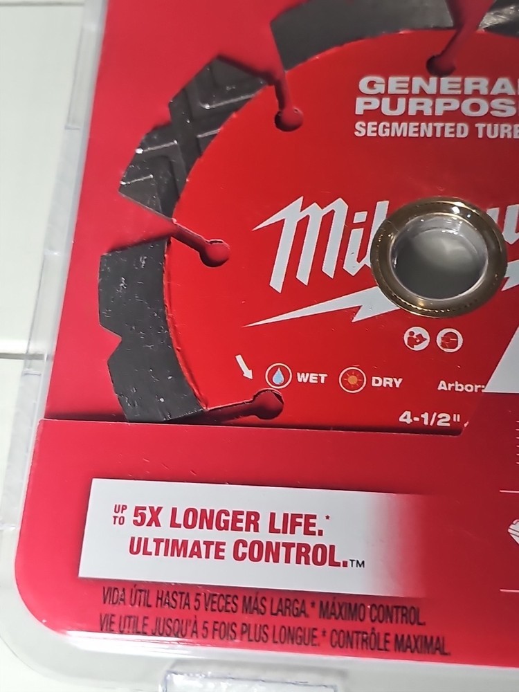 Milwaukee 49-93-9004 4-1/2 DIAMOND MAX Segmented