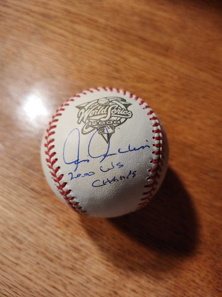Chris Chambliss Autographed 2000 World Series Baseball
