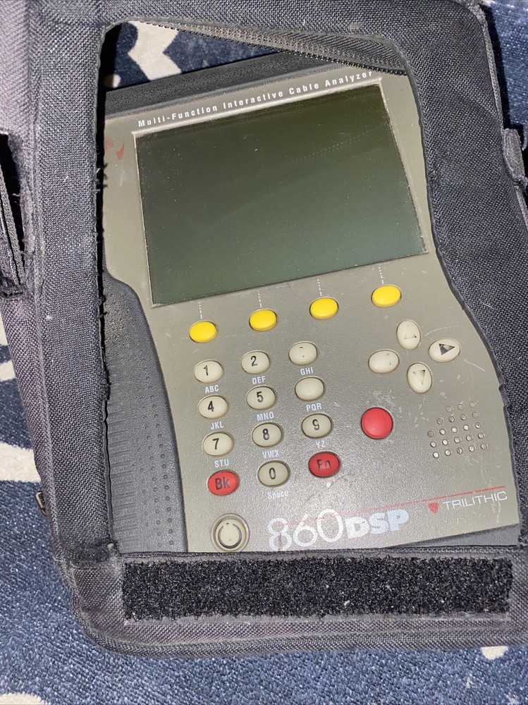 Trilithic 860DSPi Meter Cable Analyzer 860 DSP DSPi Untested