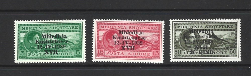 Albania, SG 348-50, MM. ref A559