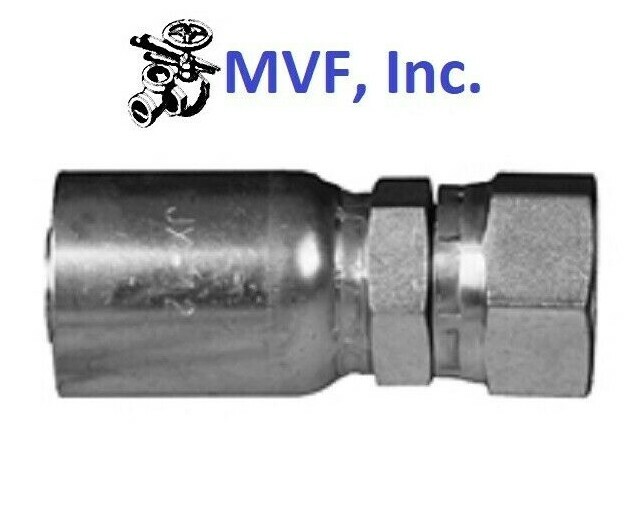 1/4" I.D. Hose x 1/4" Female NPSM Swivel Steel Hydraulic Fitting FPX-04-04