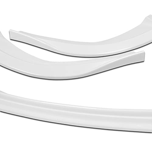 3PC Front Bumper Lip Spoiler Kit 2008-2015 Lancer White