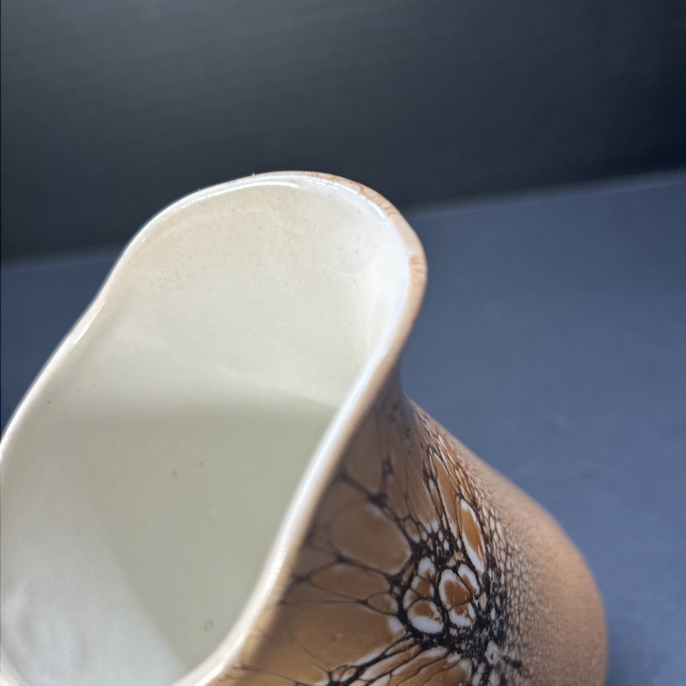 Czechoslovakia Pottery Mini Pitcher Creamer 4 1/2”