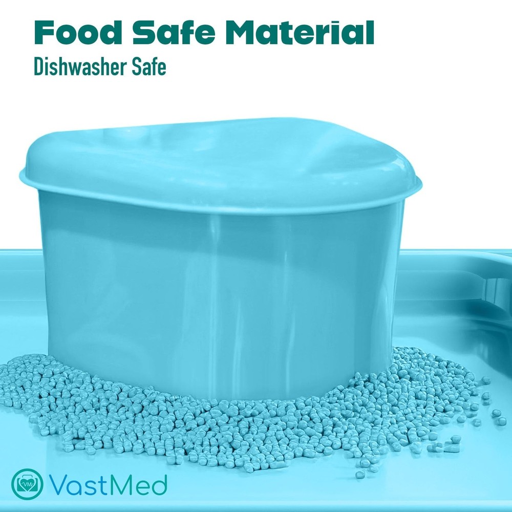 Trapezoid Denture Bath Case by Vastmed
