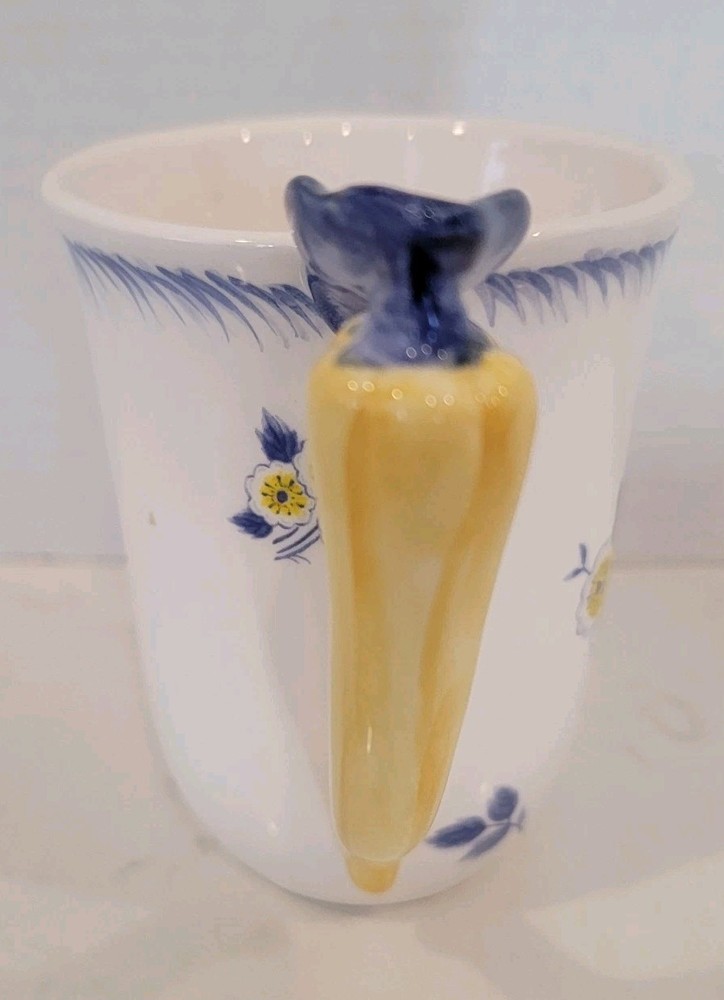 Spode Coffee Mug Imperial Garden Pattern Corn Handle "Retired" EUC VTG.