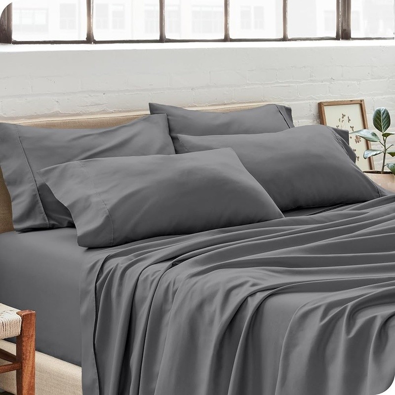Microfiber Pillowcases 4 Pack Soft Durable OEKO-TEX Certified Standard Size New