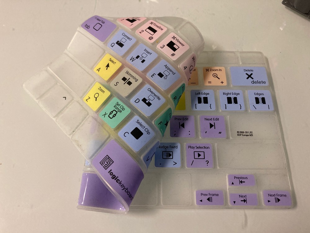 LogicKeyboard Transparent Apple Final Cut Shortcuts Keyboard Skin