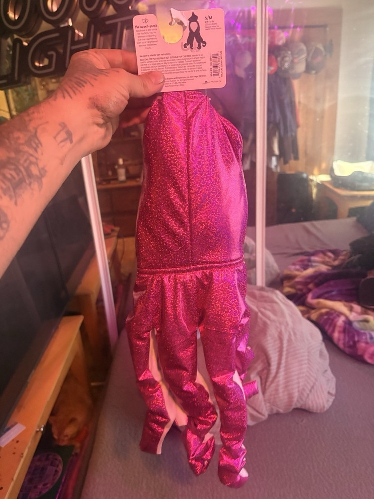 Pink Octopus Hat For Cats With Tentacles /small Medium