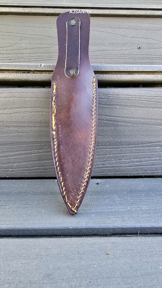 V42 Custom Handmade Double Edge Fixed Blade Dagger Knife