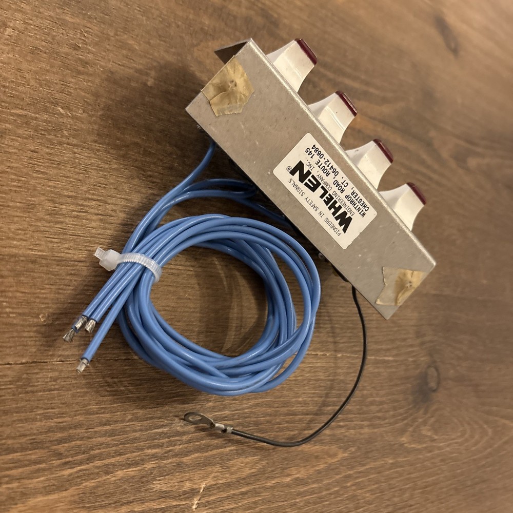 Vintage Whelen Illuminated Switch Panel - New and Unused.