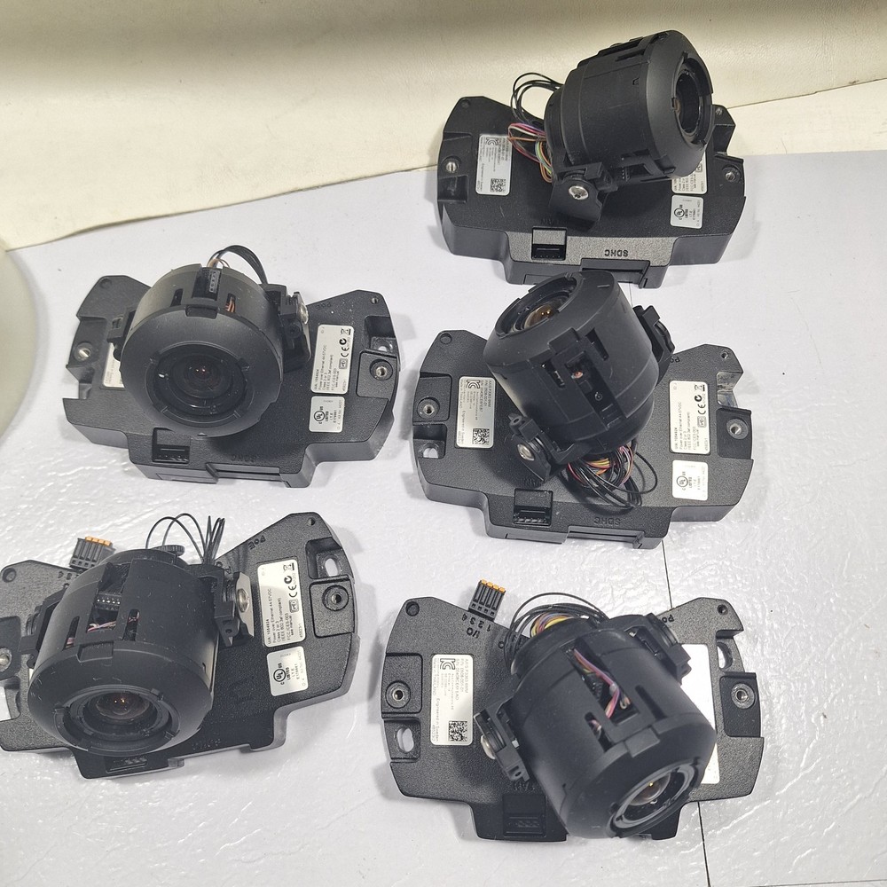 (5) Axis P3363 6MM Outdoor Fixed Dome Network Security Surveillance Camera Lot