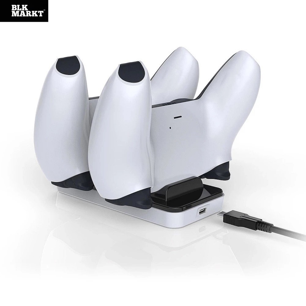PS5 Controller Charger, DualSense PlayStation 5 Controller Charging Station Dock
