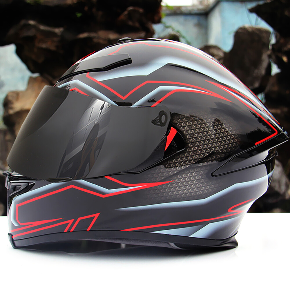 Motorcycle Wind Lens Visor Full Face Replacement for Moto E8H7