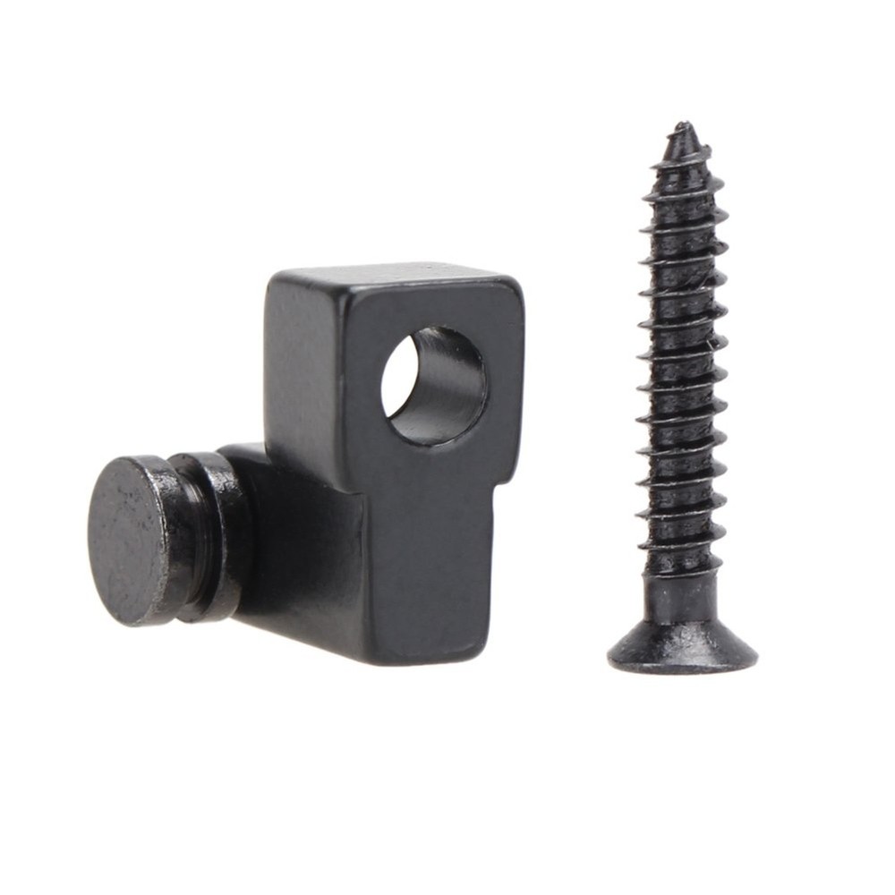 1 Pair Black Electric Guitar Roller String Tree Retainer,Bass String Guides w...
