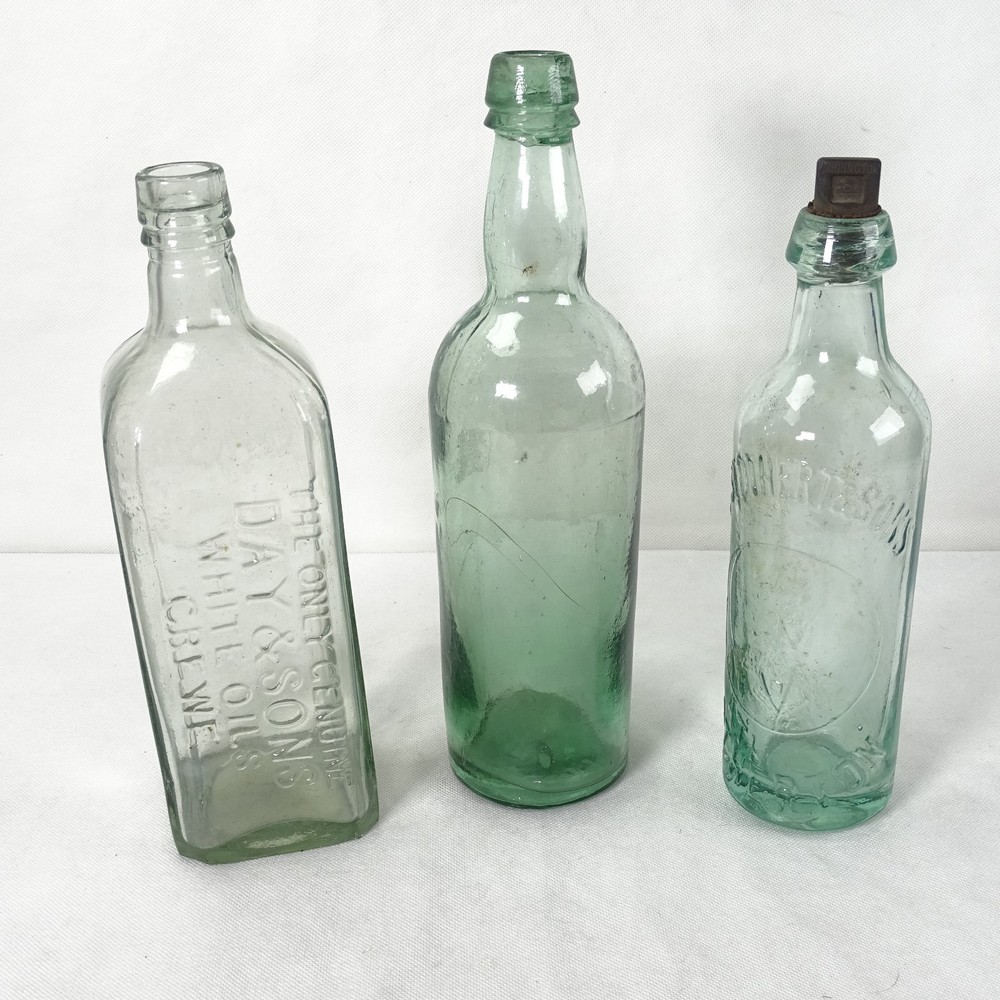 3 x Vintage Lemonade / Drinks Bottles. #7