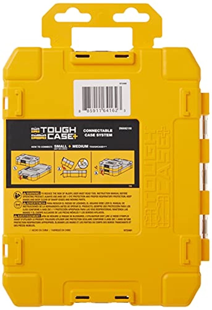 DEWALT Tool Box Tough Case Medium DWAN2190 Stackable 6 dividers organizer
