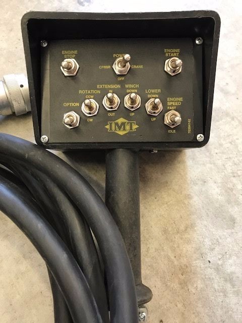 IMT Pendant Assembly Remote For Full Hydraulic Crane With Proportion Control
