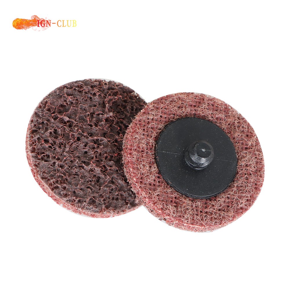 50Pcs × 2" Medium Surface Conditioning Discs Roll Lock Die Grinder Sanding Pads