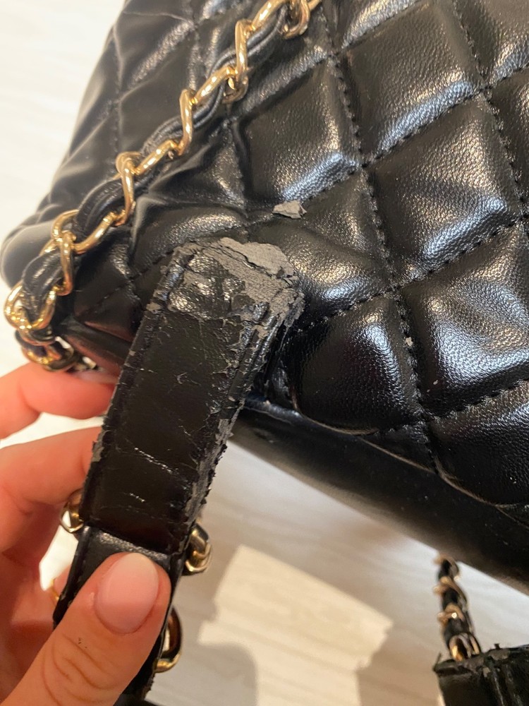 Authentic CHANEL Duma Black Backpack