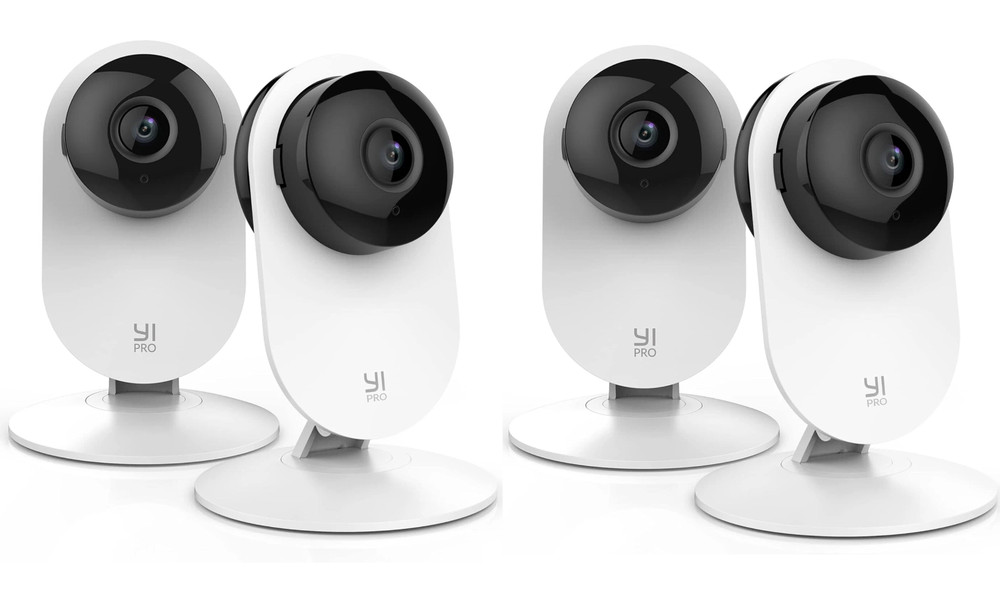 YI Pro 4pc Home Camera 2K Wireless IP Security Surveillance System Night Vision